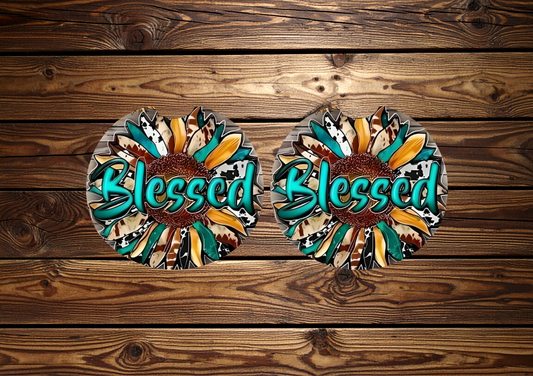 Blessed Car Coasters