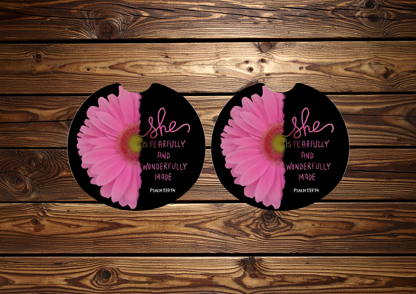 Fearfully and Wonderfully Made Car Coasters
