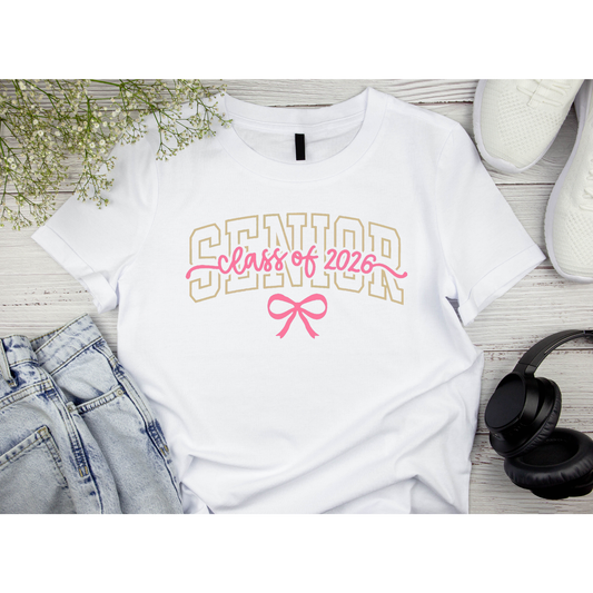 Senior with Pink Bow