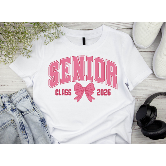 Pink Senior with Bow