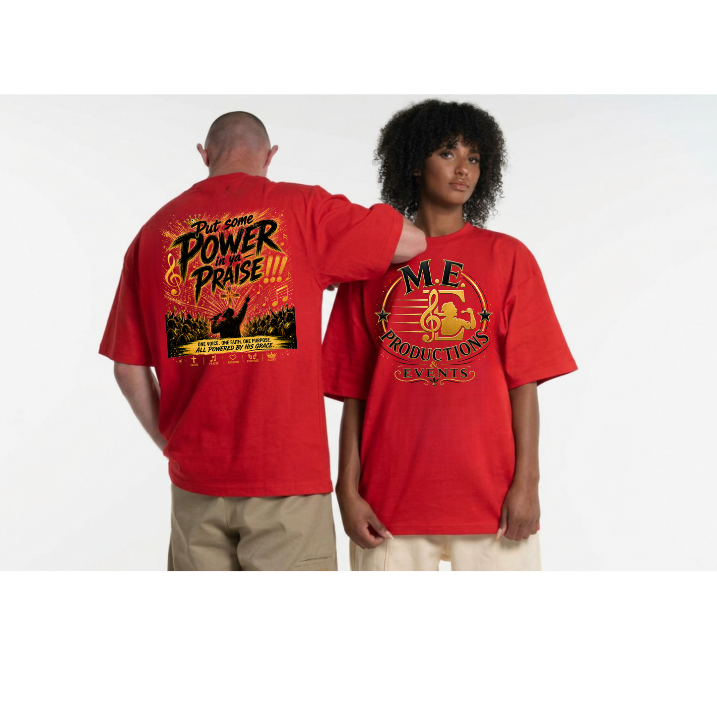 Put Some Power In Ya Praise (Black)